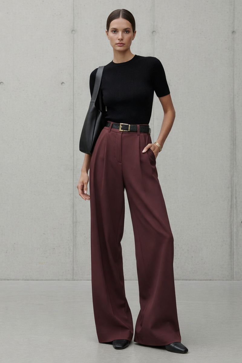 Elsa | Tailored Wide-Leg Trousers