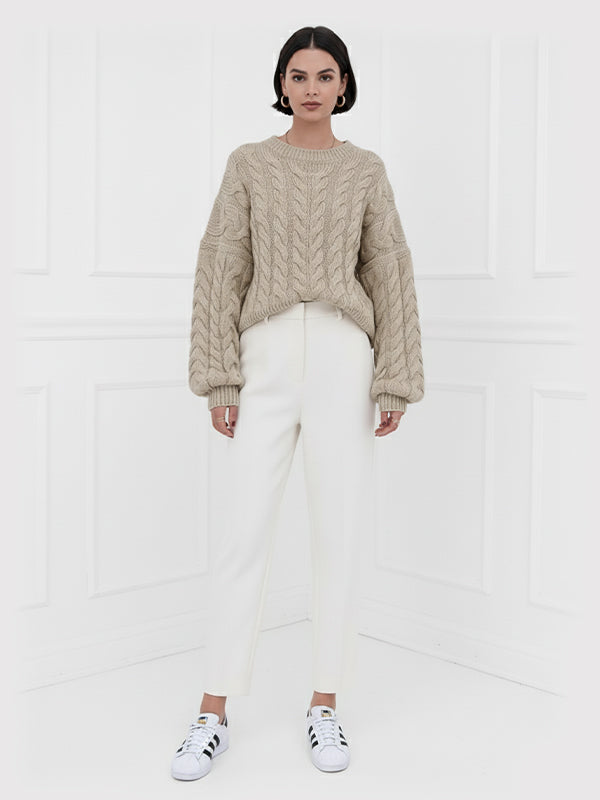 Amelia | Cable-Knit Oversized Sweater