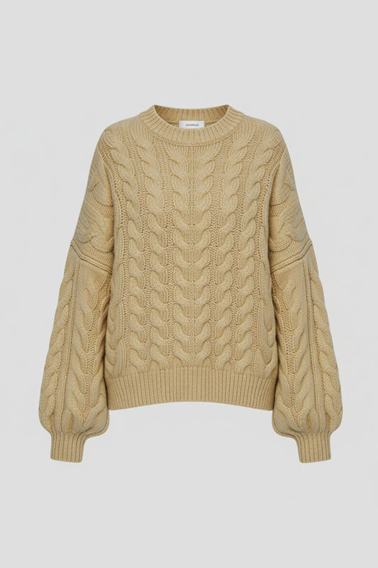 Amelia - Cable-Knit Oversized Sweater