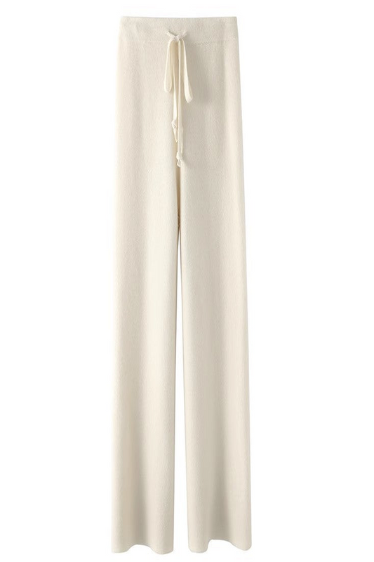 Bess | Relaxed Wide-Leg Knit Trousers