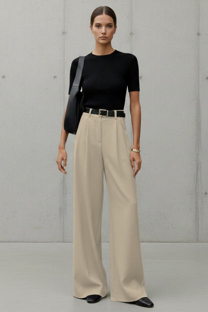 Elsa | Tailored Wide-Leg Trousers