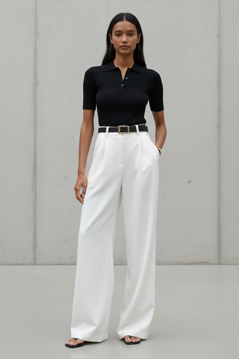 Elsa | Tailored Wide-Leg Trousers