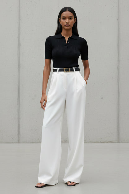 Elsa | Tailored Wide-Leg Trousers