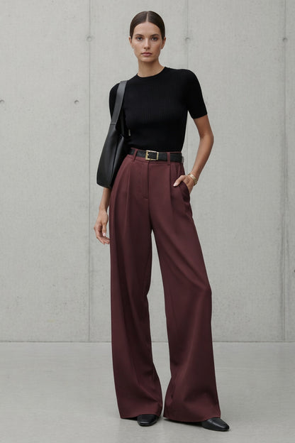 Elsa | Tailored Wide-Leg Trousers