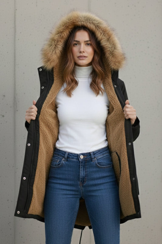 Reva | Hooded Faux-Fur Lined Parka