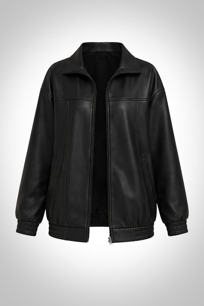 Ava | Oversized Zip-Up Jacket