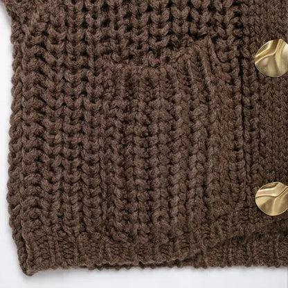 Yana | Textured Knit Statement Vest