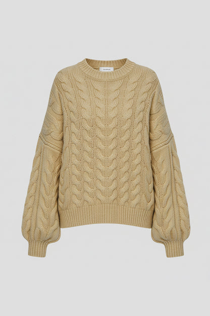 Amelia | Cable-Knit Oversized Sweater