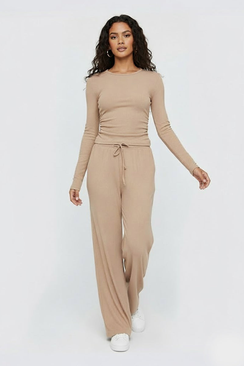 Loren | Soft Lounge Set with Wide-Leg Silhouette