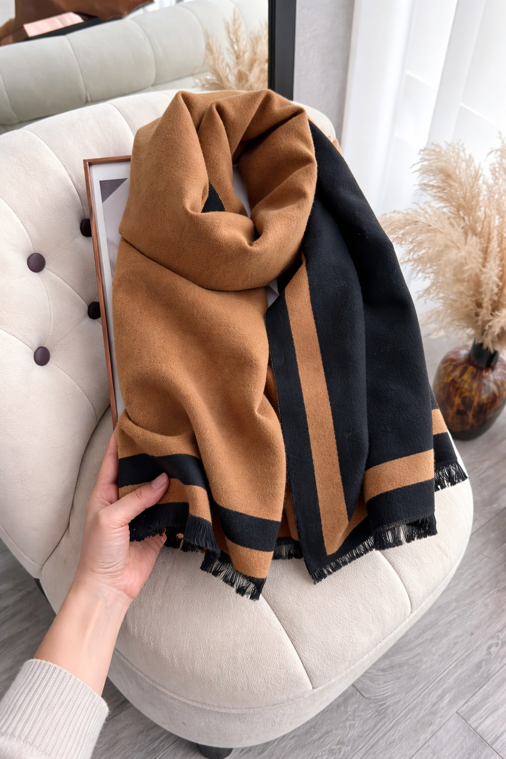 Noor | Luxury Plain Winter Shawl & Wrap