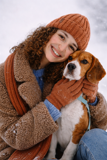 Olivie | Luxury Knit Beanie, Scarf & Gloves Set