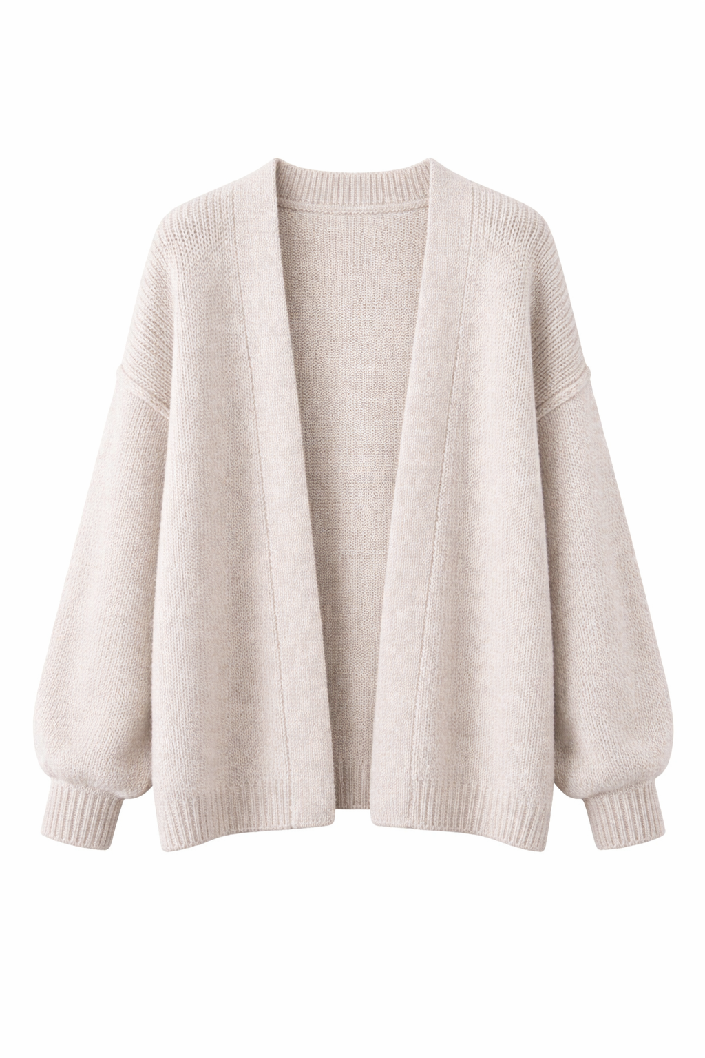 Iris | Fluid Open-Front Knit Cardigan