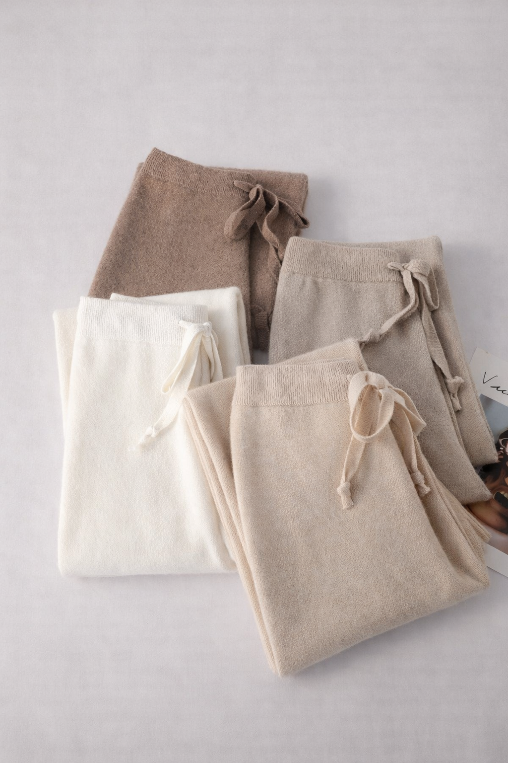 Bess | Relaxed Wide-Leg Knit Trousers