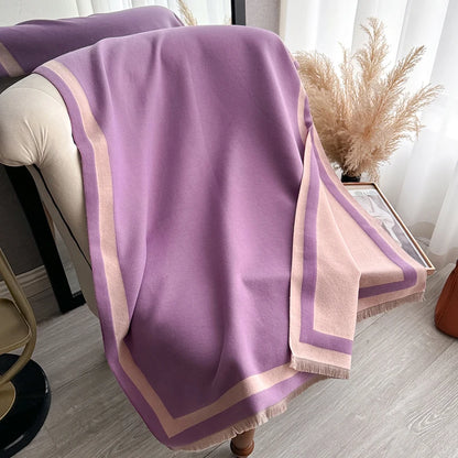 Noor | Luxury Plain Winter Shawl & Wrap