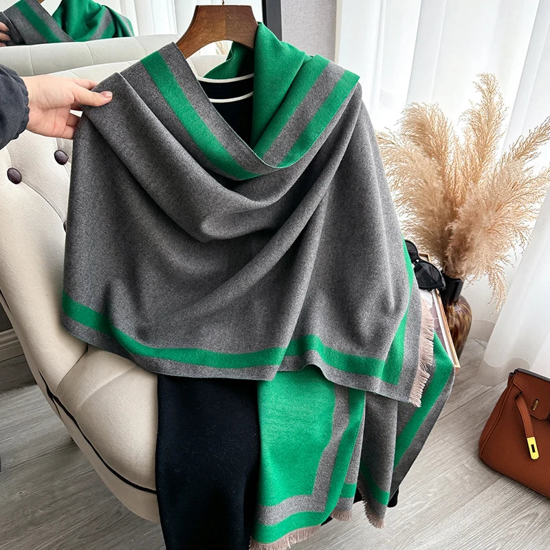 Noor | Luxury Plain Winter Shawl & Wrap