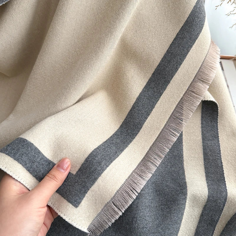Noor | Luxury Plain Winter Shawl & Wrap
