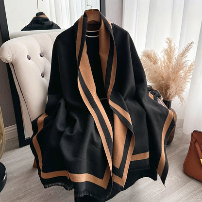Noor | Luxury Plain Winter Shawl & Wrap