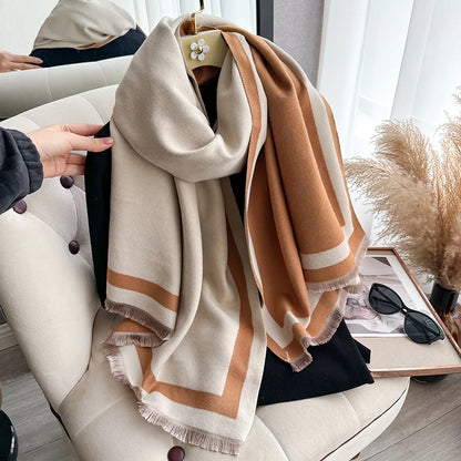 Noor | Luxury Plain Winter Shawl & Wrap