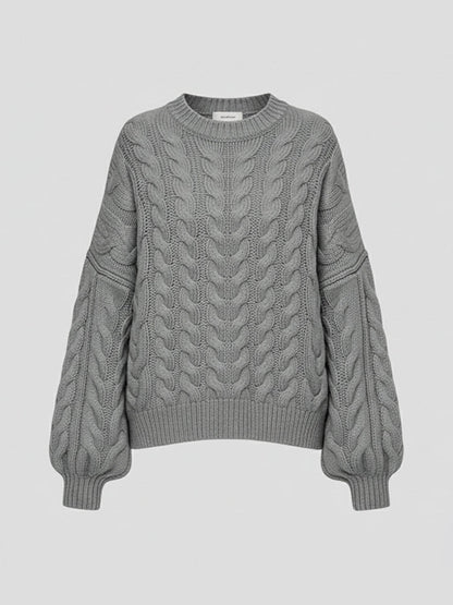 Amelia | Cable-Knit Oversized Sweater