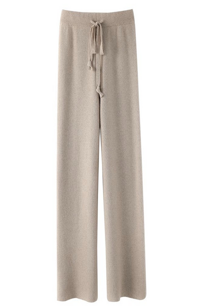 Bess | Relaxed Wide-Leg Knit Trousers