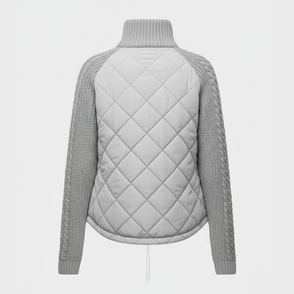 Luna | Quilted Knit-Sleeve Jacket