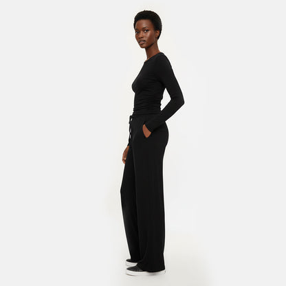 Loren | Soft Lounge Set with Wide-Leg Silhouette