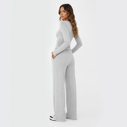 Loren | Soft Lounge Set with Wide-Leg Silhouette