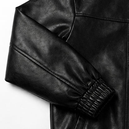 Ava | Oversized Leather Jacket